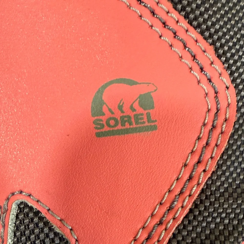 Sorel IcePack Pink Black Techlite Warm Cozy Winter Snow Rain Boots size 5